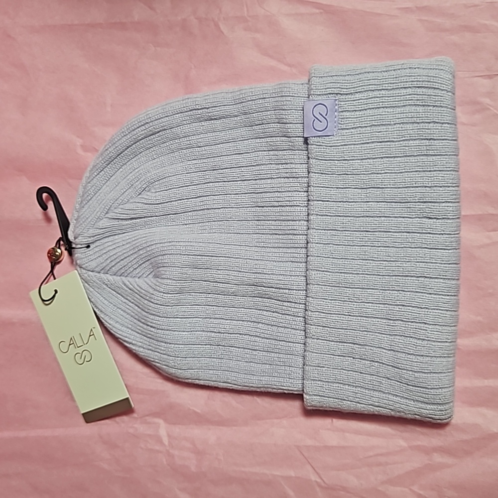 CALIA Women's Ribbed Beanie: LILAC: NEW WITH TAGS
